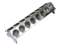 Obrázek k výrobku 126056 - Žlabové krmítko pro kuřata, křepelky, pozinkované CF032.10 - 30cm